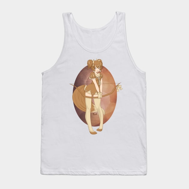 Magical Girl Dog Tank Top by Jisu